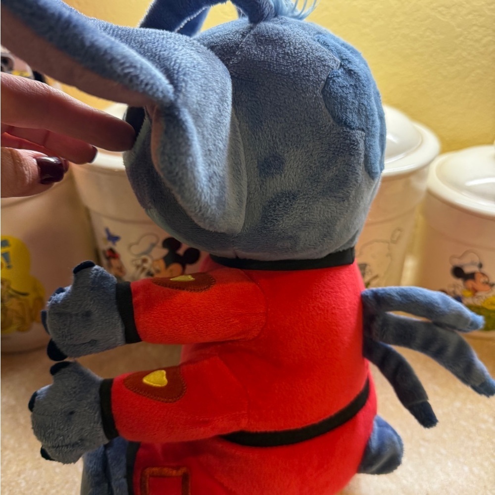 Disney Blue and Red Stitch Plush Toy space alien - Picture 3 of 16